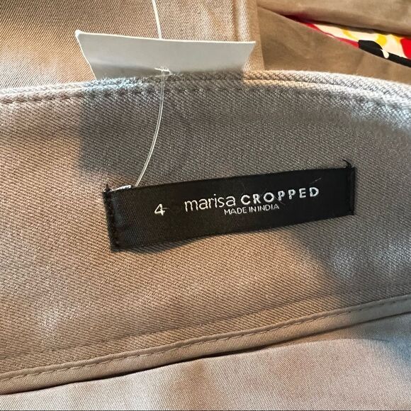 NWT! Loft grey Marissa cropped pants - Picture 5 of 10